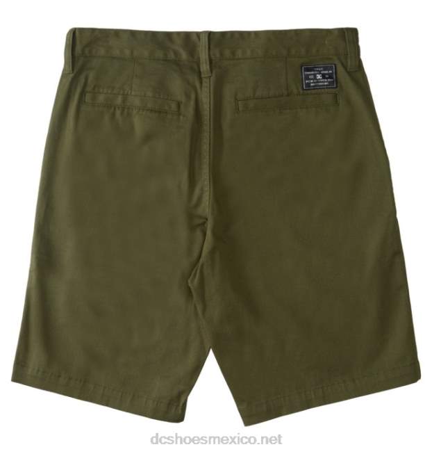DC Shoes shorts chinos de trabajo para hombre VGJFD4224 hiedra verde