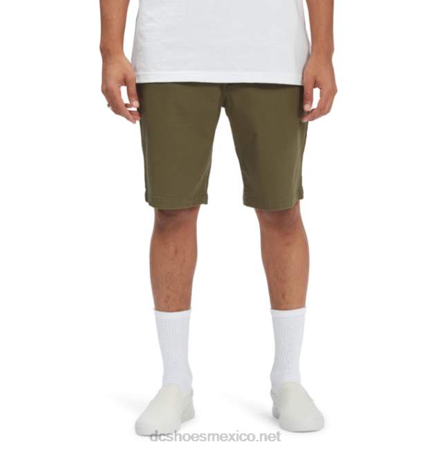 DC Shoes shorts chinos de trabajo para hombre VGJFD4224 hiedra verde