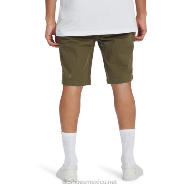 DC Shoes shorts chinos de trabajo para hombre VGJFD4224 hiedra verde