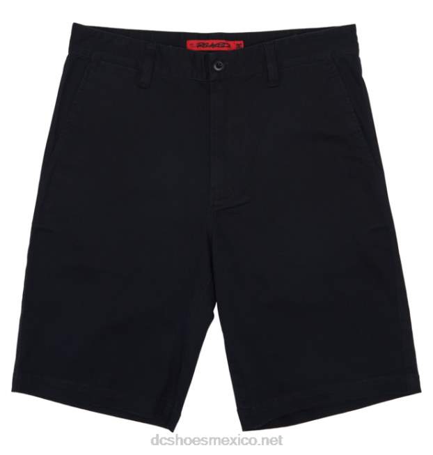 DC Shoes shorts chinos holgados de trabajador para hombre VGJFD4223 negro