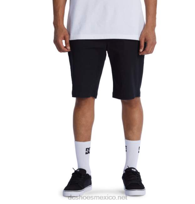 DC Shoes shorts chinos holgados de trabajador para hombre VGJFD4223 negro