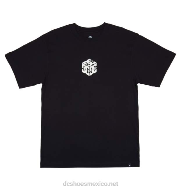 DC Shoes camiseta cúbica jaakko hombre VGJFD425 negro