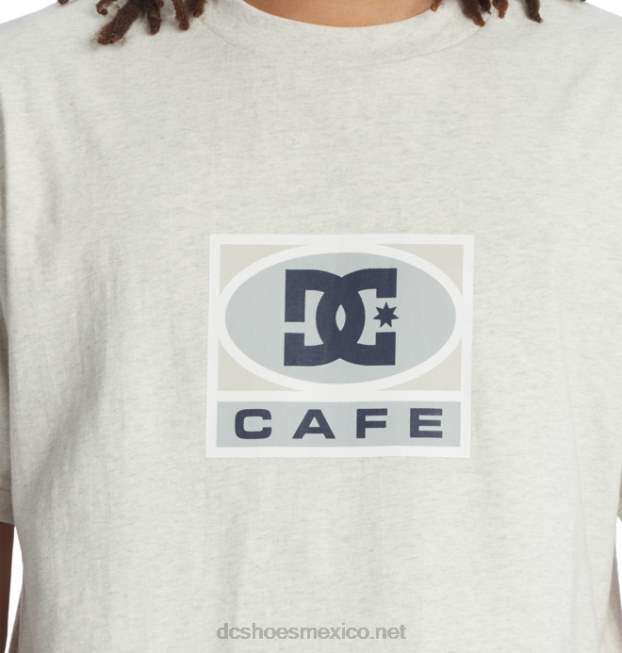 DC Shoes camiseta cafe x dc hombre VGJFD432 ceniza brezo