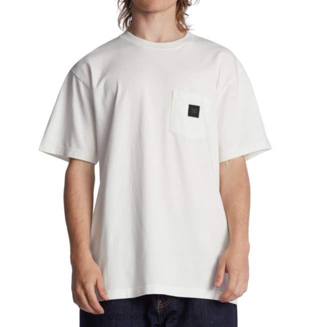 DC Shoes camiseta dc 1994 con bolsillo para hombre VGJFD44 tinte de ropa blanco lirio