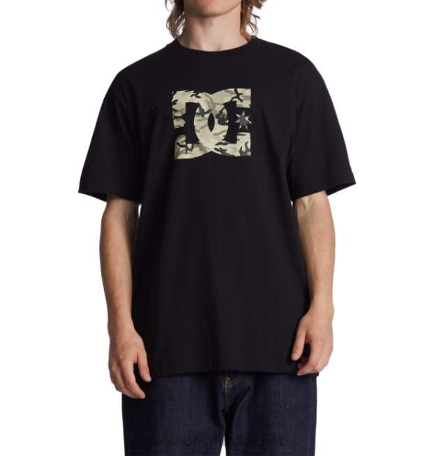 DC Shoes camiseta dc star fill heritage para hombre VGJFD476 camuflaje negro/piedra