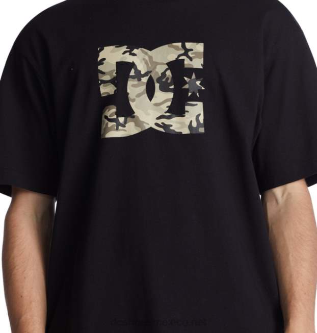 DC Shoes camiseta dc star fill heritage para hombre VGJFD476 camuflaje negro/piedra