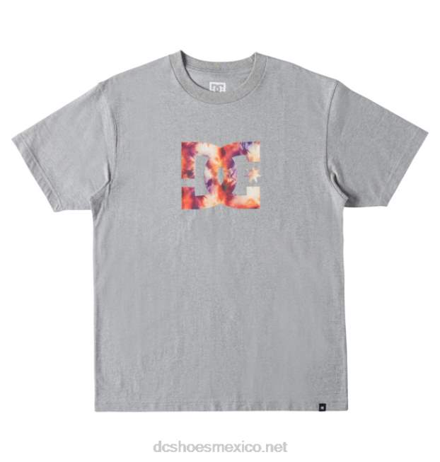 DC Shoes camiseta dc star fill heritage para hombre VGJFD478 tinte gris jaspeado/hielo cálido