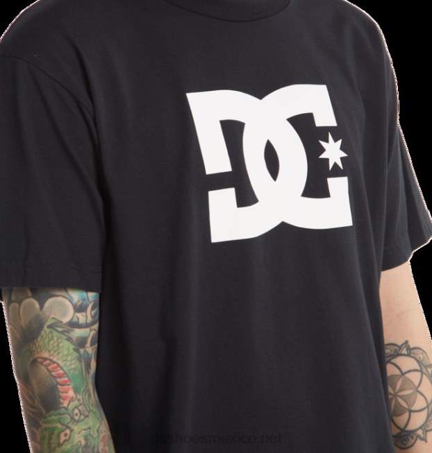 DC Shoes camiseta de estrella dc para hombre VGJFD4394 negro