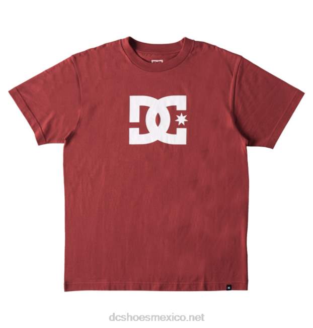 DC Shoes camiseta de estrella dc para hombre VGJFD4398 tierra roja
