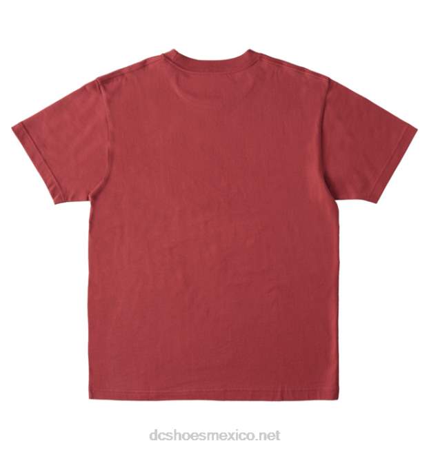 DC Shoes camiseta de estrella dc para hombre VGJFD4398 tierra roja