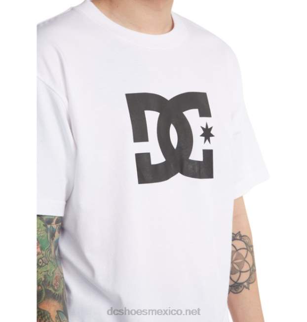 DC Shoes camiseta de estrella dc para hombre VGJFD4400 blanco