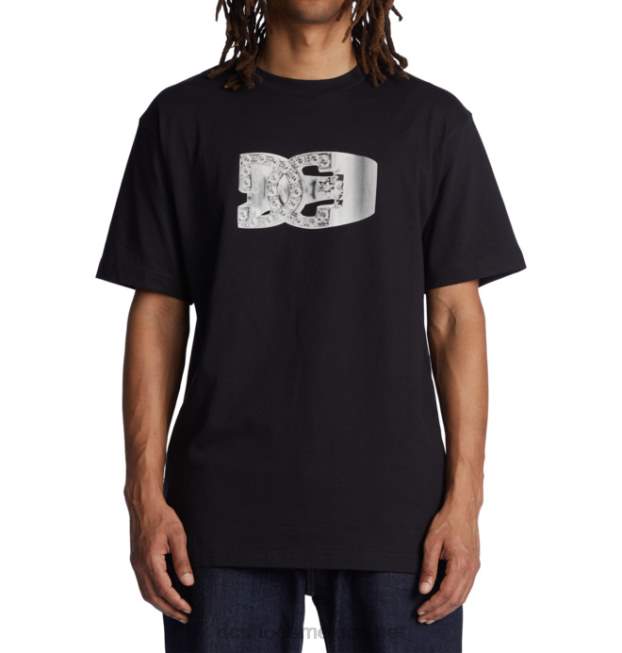 DC Shoes camiseta de hombre con anillo shanahan VGJFD417 negro