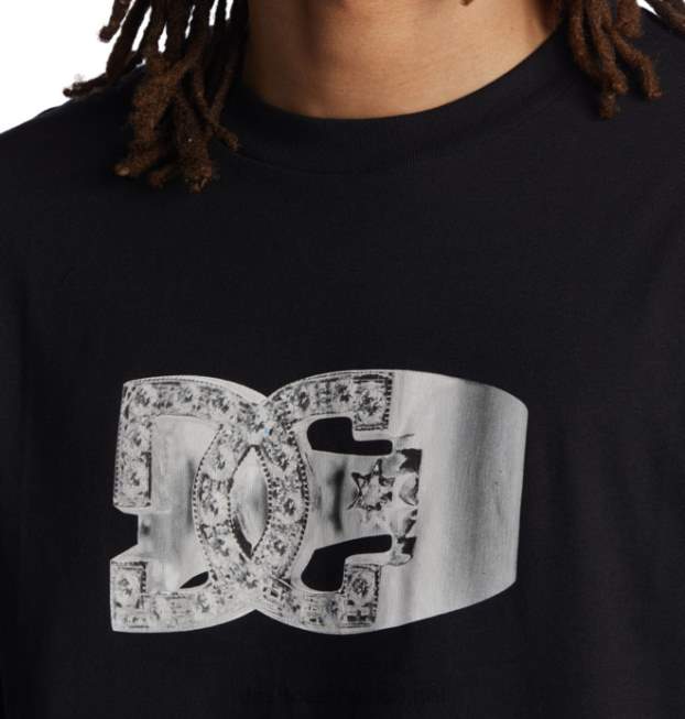 DC Shoes camiseta de hombre con anillo shanahan VGJFD417 negro