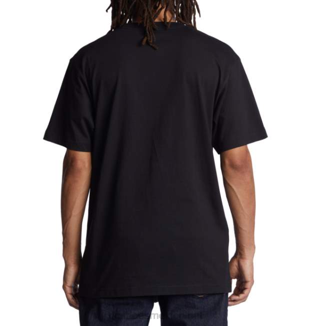 DC Shoes camiseta de hombre con anillo shanahan VGJFD417 negro