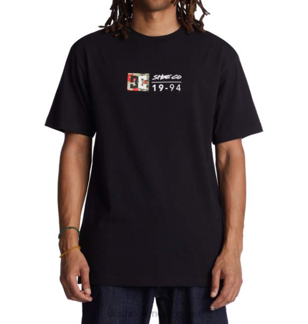 DC Shoes camiseta de hombre dc split star VGJFD4115 camuflaje negro/fuego