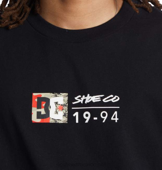DC Shoes camiseta de hombre dc split star VGJFD4115 camuflaje negro/fuego