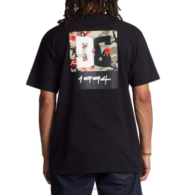 DC Shoes camiseta de hombre dc split star VGJFD4115 camuflaje negro/fuego