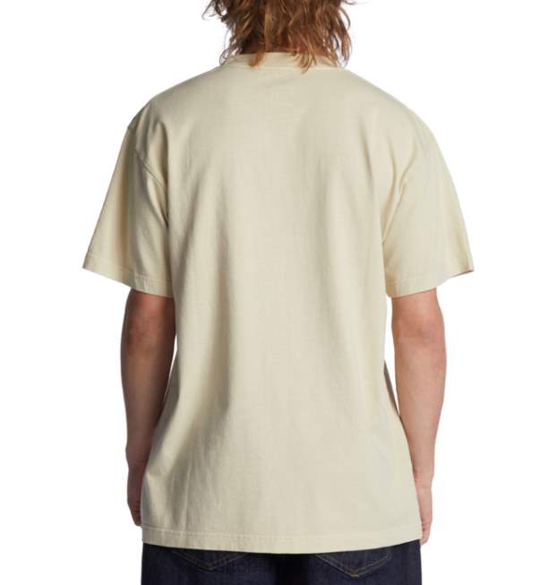 DC Shoes camiseta de hombre dc star pigment dye VGJFD450 lavado enzimático nublado