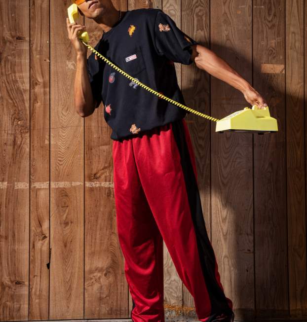 DC Shoes camiseta de hombre marvel deadpool x dc all over pocket VGJFD4404 negro