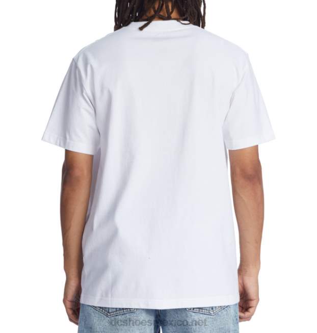 DC Shoes camiseta de la herencia de la corte de bronce56k x dc para hombre VGJFD4220 blanco