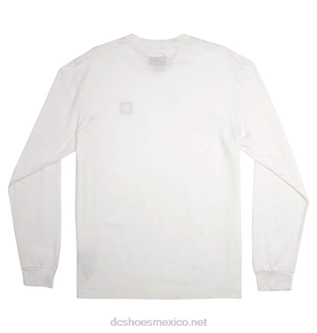 DC Shoes camiseta de manga larga dc 1994 para hombre VGJFD45 tinte de ropa blanco lirio