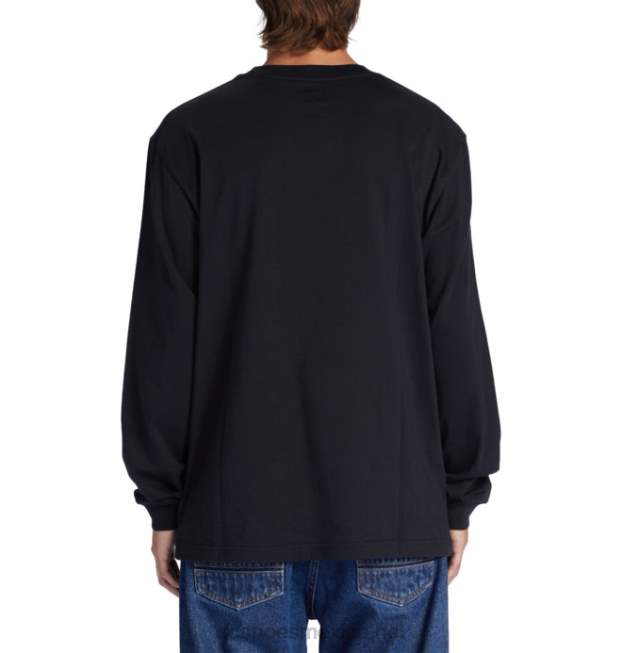 DC Shoes camiseta de manga larga dc square star para hombre VGJFD4416 negro
