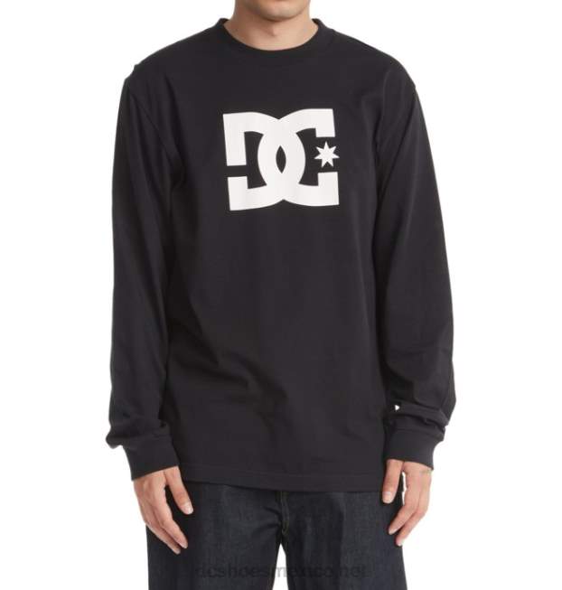 DC Shoes camiseta de manga larga dc star para hombre VGJFD468 negro
