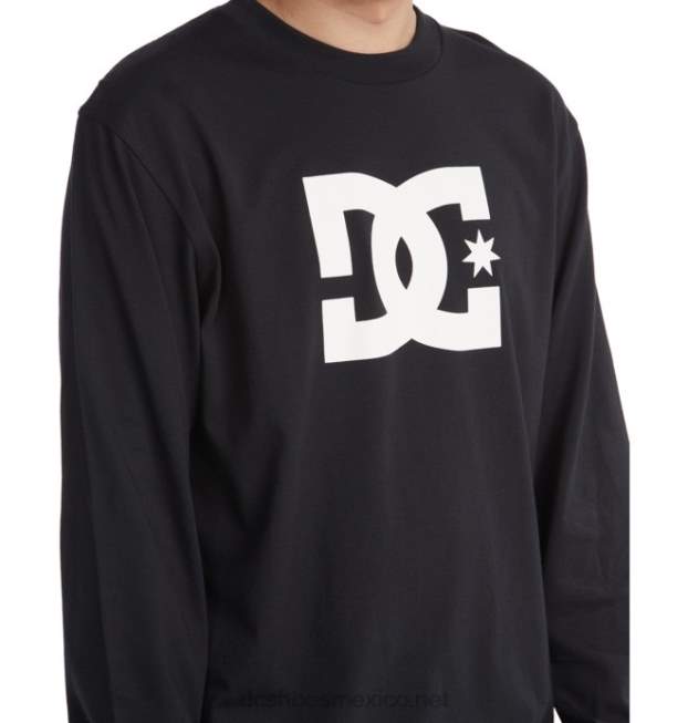 DC Shoes camiseta de manga larga dc star para hombre VGJFD468 negro