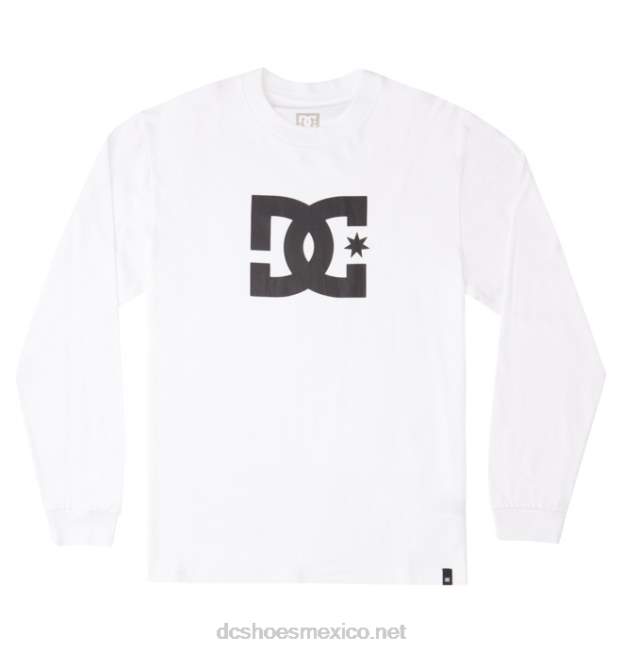 DC Shoes camiseta de manga larga dc star para hombre VGJFD469 blanco