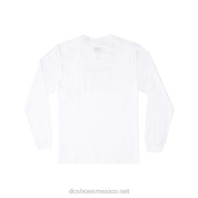 DC Shoes camiseta de manga larga dc star para hombre VGJFD469 blanco