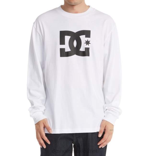 DC Shoes camiseta de manga larga dc star para hombre VGJFD469 blanco