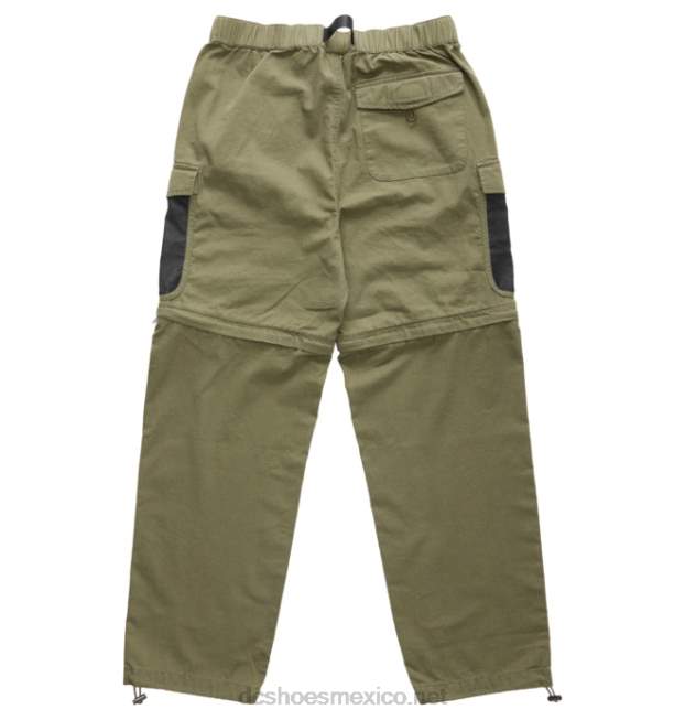 DC Shoes Pantalones cargo convertibles Butter Goods x DC para hombre VGJFD4414 hiedra verde