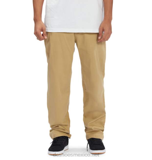 DC Shoes pantalones chinos de corte holgado para hombre VGJFD497 incienso