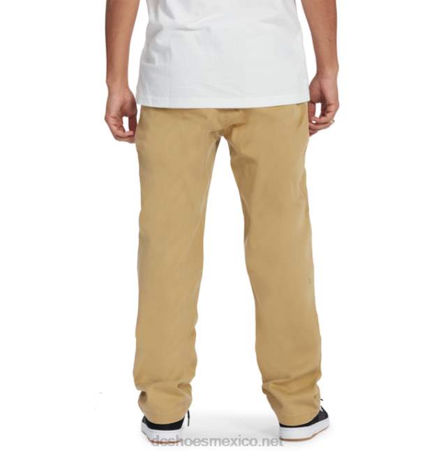DC Shoes pantalones chinos de corte holgado para hombre VGJFD497 incienso