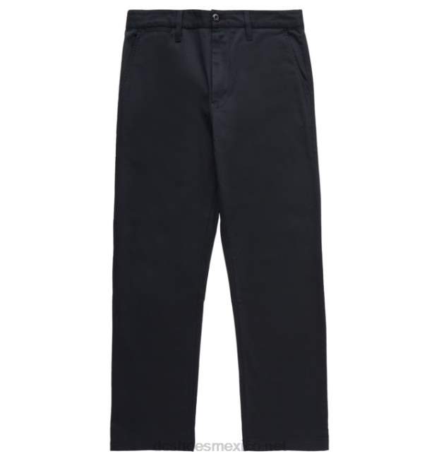 DC Shoes pantalones chinos de corte holgado para hombre VGJFD499 negro