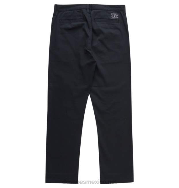 DC Shoes pantalones chinos de corte holgado para hombre VGJFD499 negro
