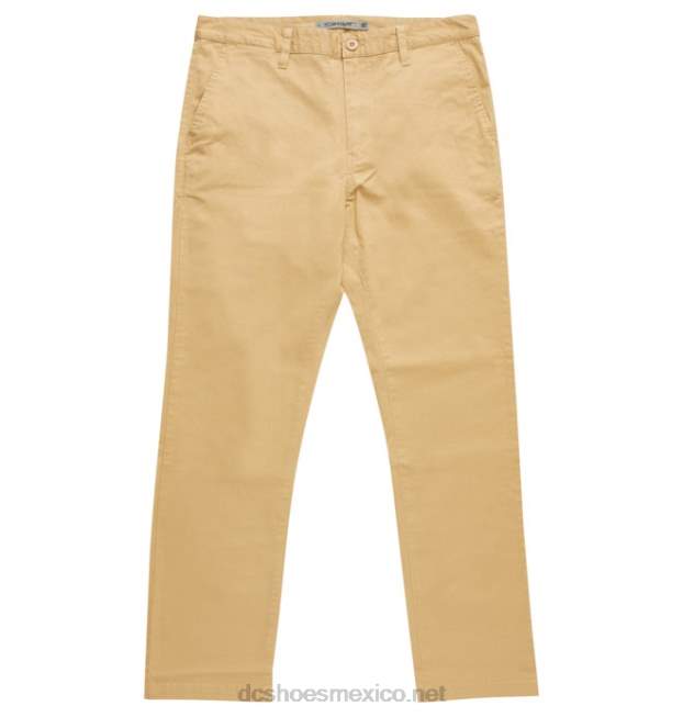 DC Shoes pantalones chinos de trabajo para hombres VGJFD4128 incienso