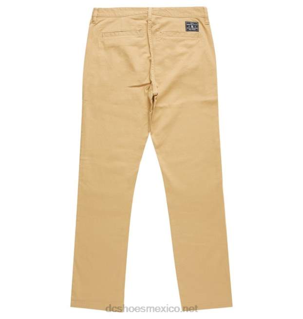 DC Shoes pantalones chinos de trabajo para hombres VGJFD4128 incienso