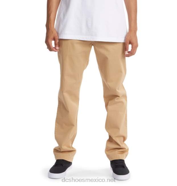 DC Shoes pantalones chinos de trabajo para hombres VGJFD4128 incienso