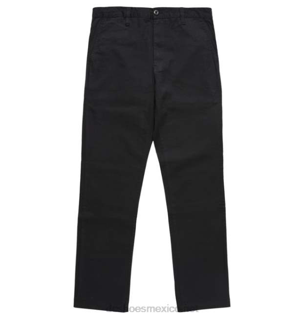 DC Shoes pantalones chinos de trabajo para hombres VGJFD4401 negro