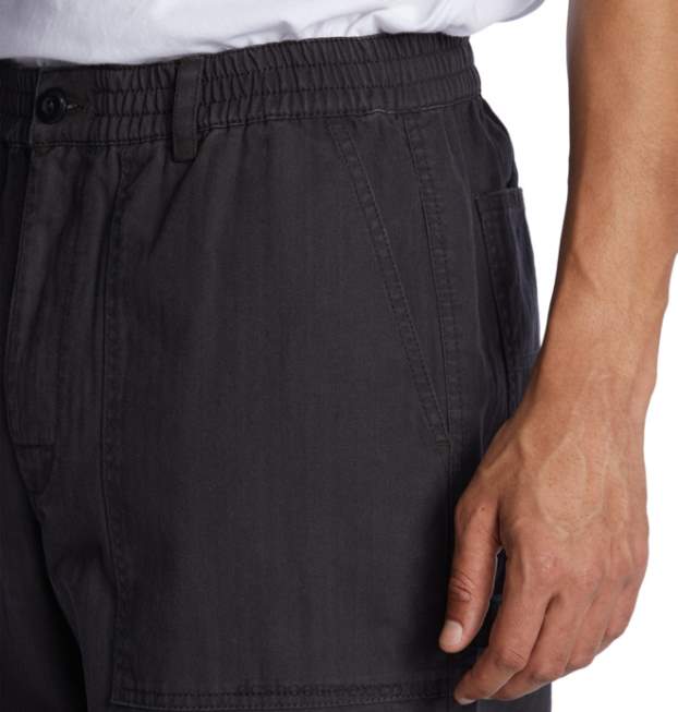 DC Shoes pantalones de carpintero mecánico 3 para hombre VGJFD491 pirata negro