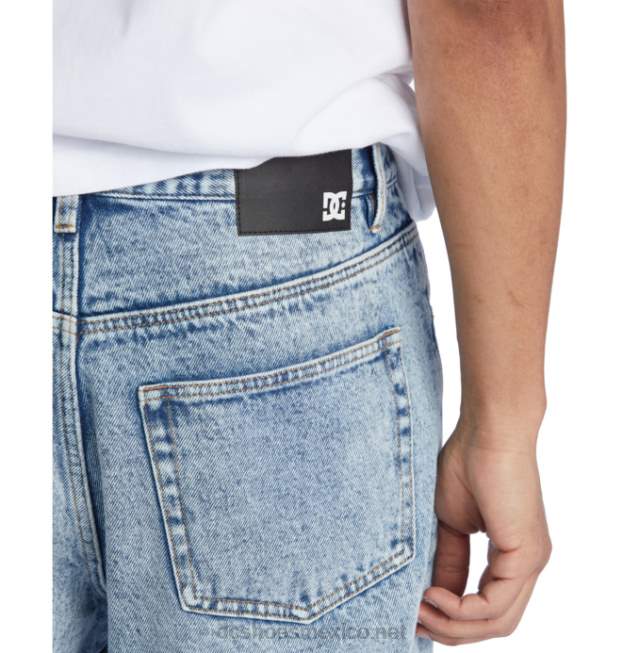 DC Shoes vaqueros holgados con lavado vintage índigo de trabajador para hombre VGJFD455 lavado vintage índigo