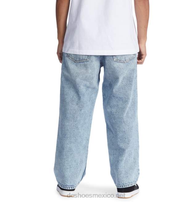 DC Shoes vaqueros holgados con lavado vintage índigo de trabajador para hombre VGJFD455 lavado vintage índigo
