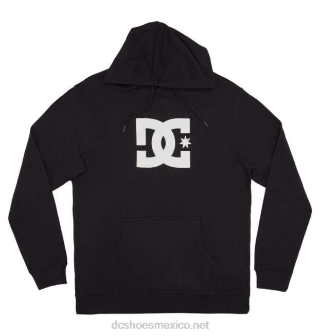 DC Shoes sudadera con capucha de estrella dc para hombre VGJFD479 negro