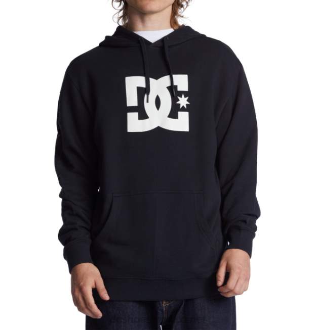 DC Shoes sudadera con capucha de estrella dc para hombre VGJFD479 negro