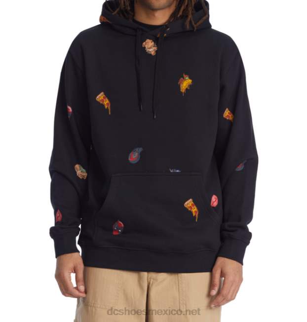 DC Shoes sudadera con capucha de marvel deadpool x dc para hombre VGJFD4410 negro