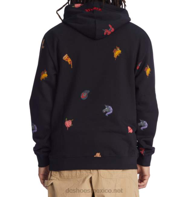 DC Shoes sudadera con capucha de marvel deadpool x dc para hombre VGJFD4410 negro