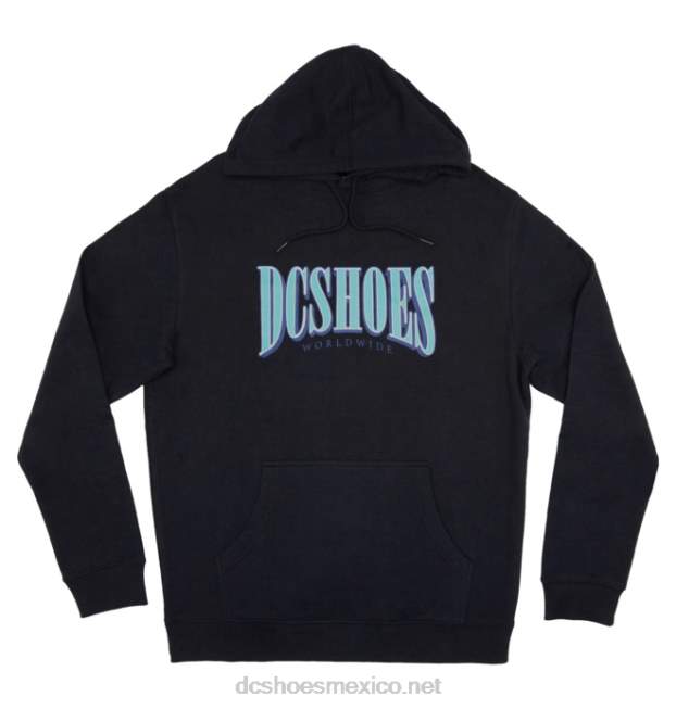 DC Shoes sudadera con capucha de pila alta para hombre VGJFD4132 negro