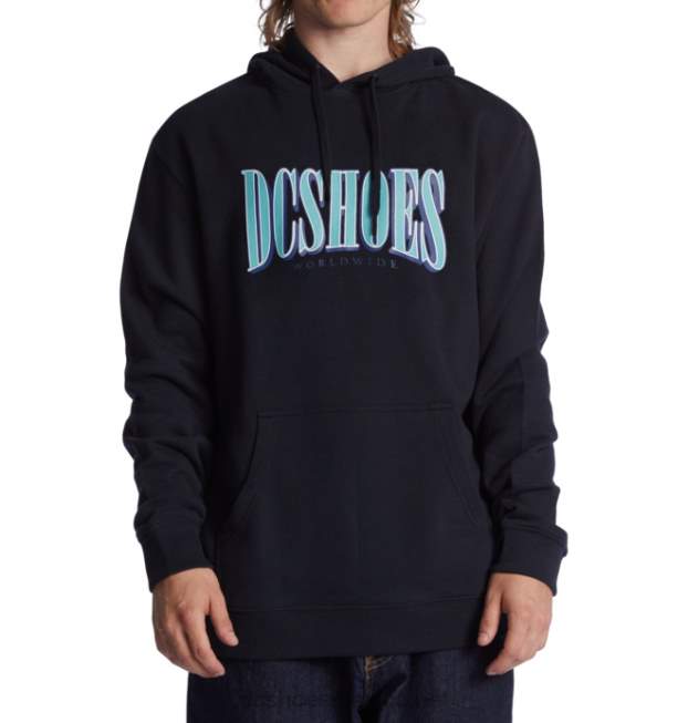 DC Shoes sudadera con capucha de pila alta para hombre VGJFD4132 negro