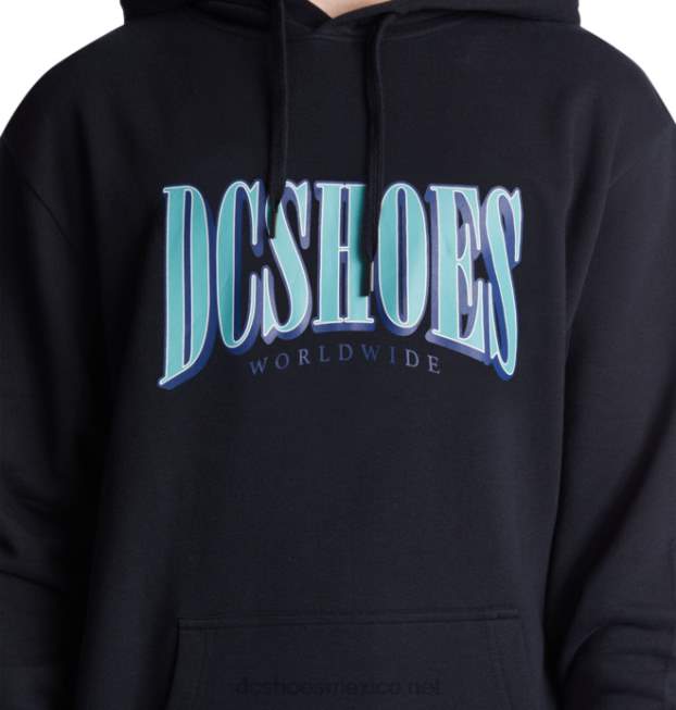 DC Shoes sudadera con capucha de pila alta para hombre VGJFD4132 negro